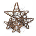 10cm/20cm Dried Rattan Star frame Artificial flower wedding Wreath Christmas decoration For Home DIY Handmade Door Hanging Decor