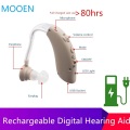 2020 Bluetooth Digital Hearing Aid Rechargeable BTE Hearing Aids for the Elderly Hear Clear Ear Amplifier Compared to Siemens