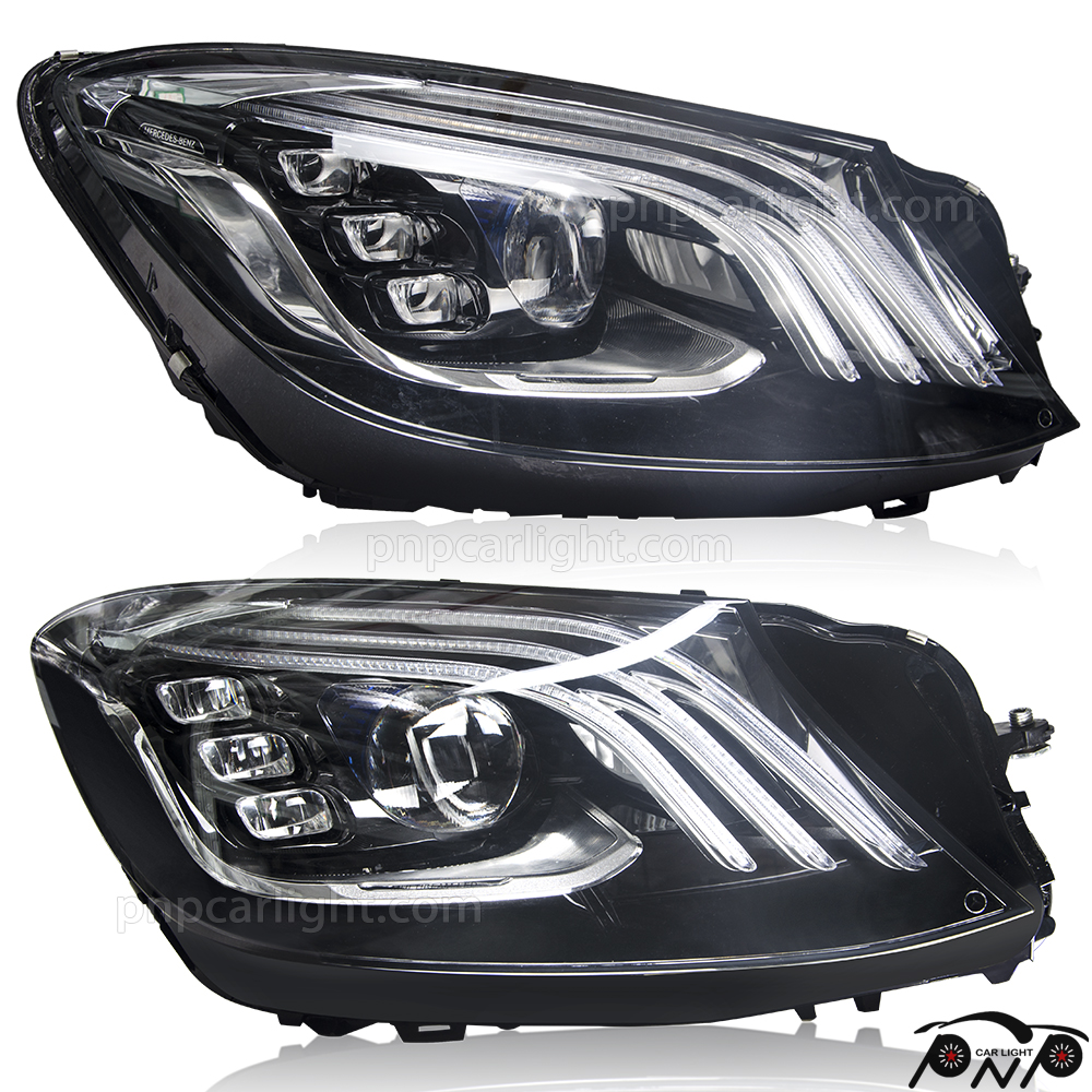 Multibeam LED Headlights for Mercedes Benz Maybach S Class W222 V222 X222