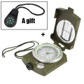 Outdoor Waterproof Compass Survival Kit Emergency Geological Digital Luminous Compass Hiking Camping Hunting Military Equipment