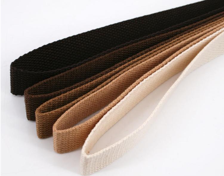 20mm width 10M length Heavy Canvas Webbing Ribbon Canvas Webbing strap DIY Durable Strap tape For belt Bag luggage 40 color