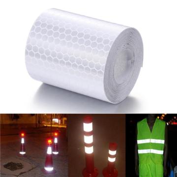 1pc Safety Caution Reflective Tape Warning Tape Self Adhesive Sticker Tapes 5x100cm 6 Colors For Car Styling Decorations