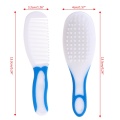 2pcs Portable Soft Newborn Baby Hair Brush Comb Hairbrush Sets Head Massager New