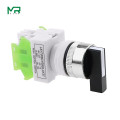 LAY37 22mm Rotary switch 2/ 3 Position Knob Rotary 1NO/1NC and 2NO rotary switch DPST Locking Switch 660V Ui 10A Ith