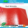 RAL3020 Red Wrinkle Structure Powder Coating