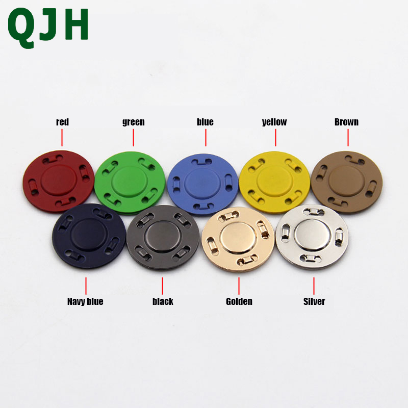 Hot Sale High Quality 20mm Metal Magnetic Snaps Button For Overcoat Bag Garment Accessories Scrapbooking DIY Sewing Buttons
