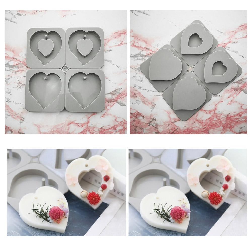 DIY Aromatherapy Wax Silicone Mold Soap Flower Candle Mould Clay Crafts Gifts Decoration Ornaments