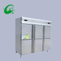 Double-temperature kitchen refrigerator,Six-door refrigerator freezer brass