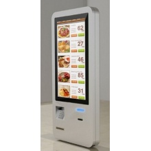 Restaurant self service Ordering information Kiosk with Terminal pos Payment System