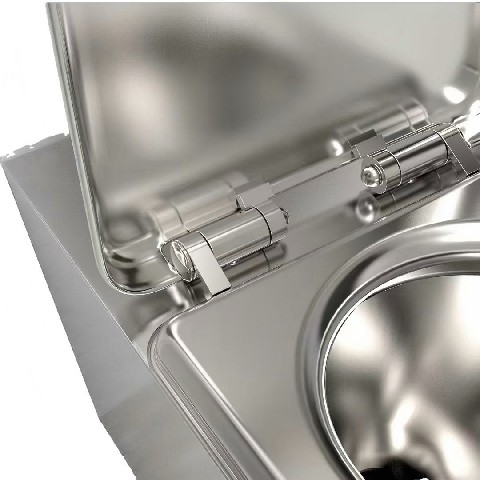 Customizable stainless steel toilet bowl.