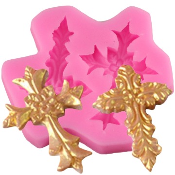 Flower Lace Cross Shape Silicone Cake Mold Silicone Mould For Candy Cookies Fondant Cake Tools Cake Decorating