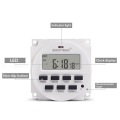 CN101A 12V 24V 110V 240V Digital LCD Power Timer Programmable Time Switch Alarm Clock Light Timer Switch Dropship