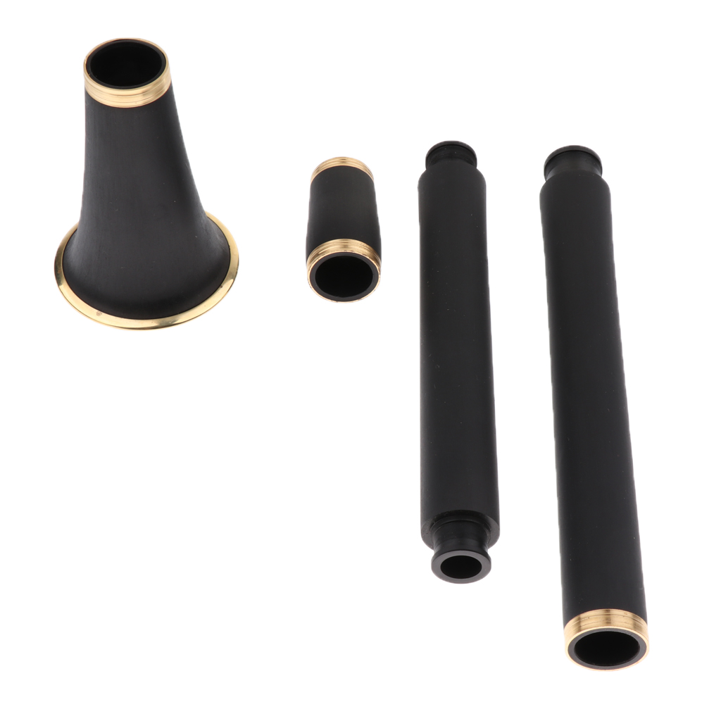 1 Pack DIY ABS Clarinet Body Black Woodwind Instrument Parts