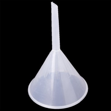 1Pc 90mm Plastic Transparent Funnel for Kitchen / Laboratory / Garage / Car Liquids 9cm