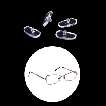 50 Pairs Silicone Anti Slip Nose Pads Screw-in For Eyeglasses Eyewear Glasses Accessories