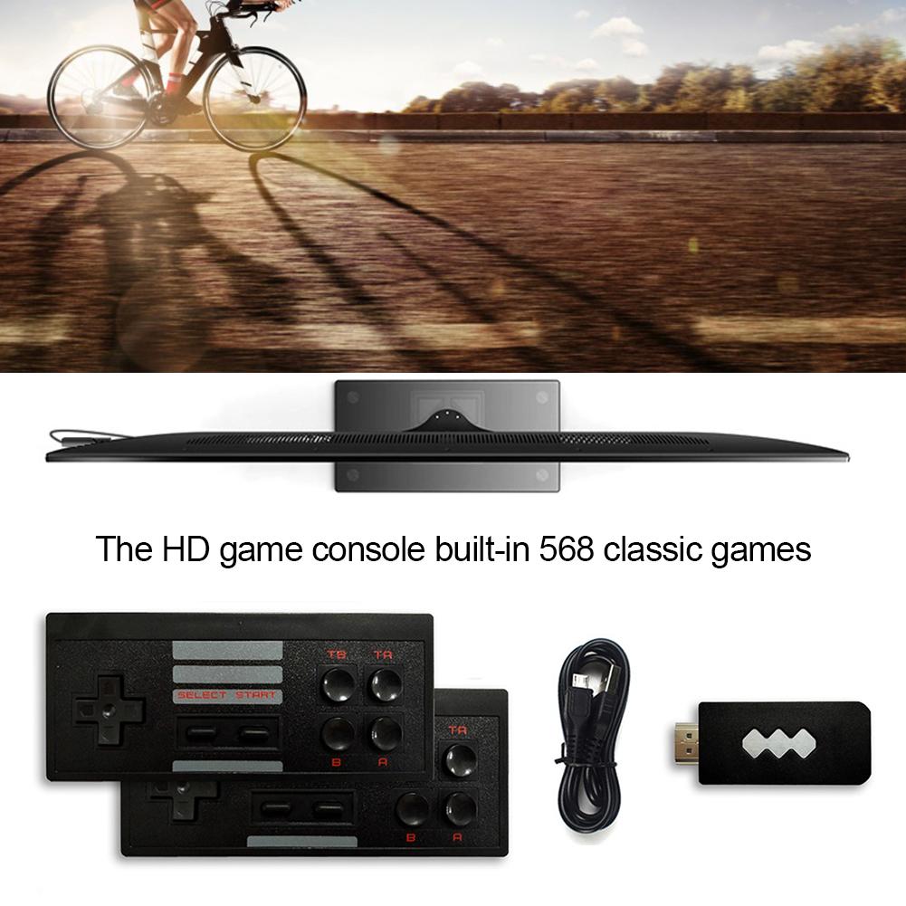 4K Retro Video Game Console High Definition Games Player Handheld Controller HDMI Output Built-in 568 Classic Games Dual Players