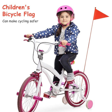 1.2m Bicycle Safety Flag Triangular Children Bike Banner with Mounting Bracket for Boys Girls Cycling Accessories
