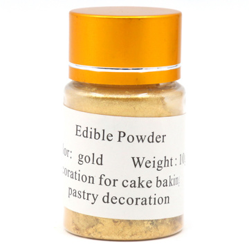 10g Edible Food Coloring Gold Powder in Cake Decoration Pastry Bread Colorantes Comestibles Baking Ingredient Gold Food Powder