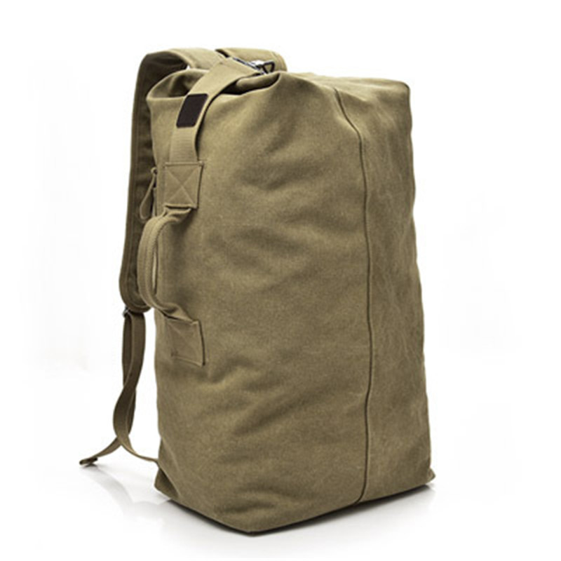 New Large Capacity Travel Climbing Bag Tactical Military Backpack Women Army Bags Canvas Bucket Bag Shoulder Sports Bag Male