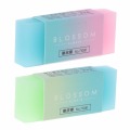 Candy gradient eraser Soft Durable Flexible Cube Cute Colored Pencil Rubber Erasers For School Kids Jelly colored pencil erasers