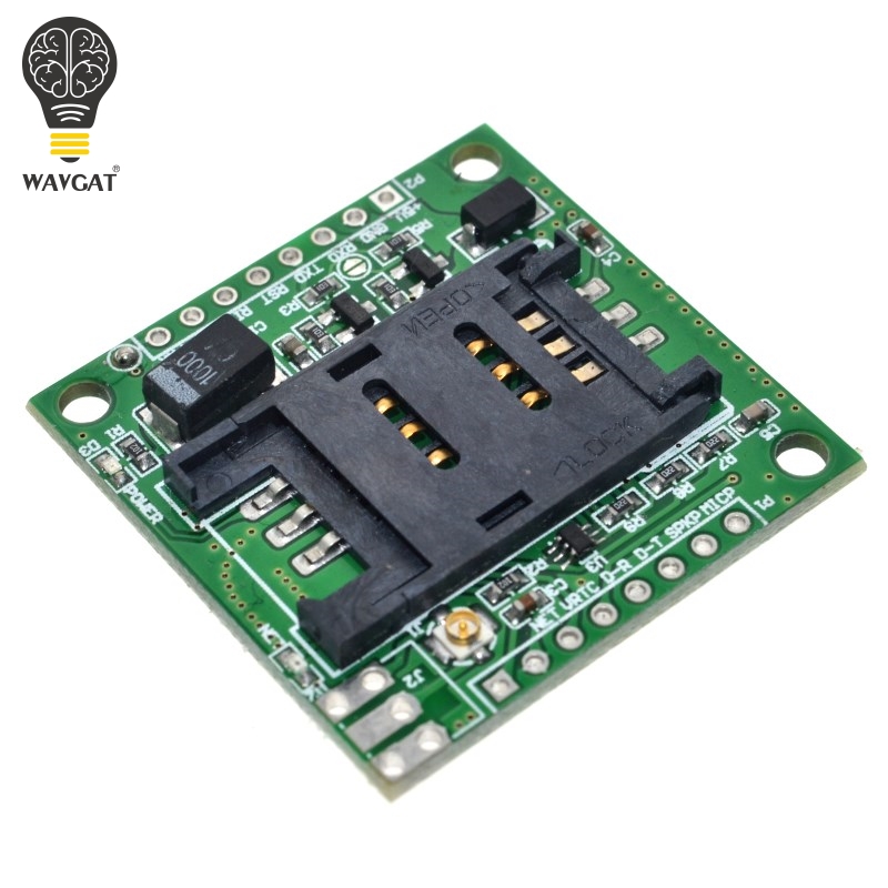 WAVGAT mini GPRS GSM module SIM900A Wireless Extension Module Board Antenna Tested Worldwide Store for SIM800L A6 A7 SIM800C