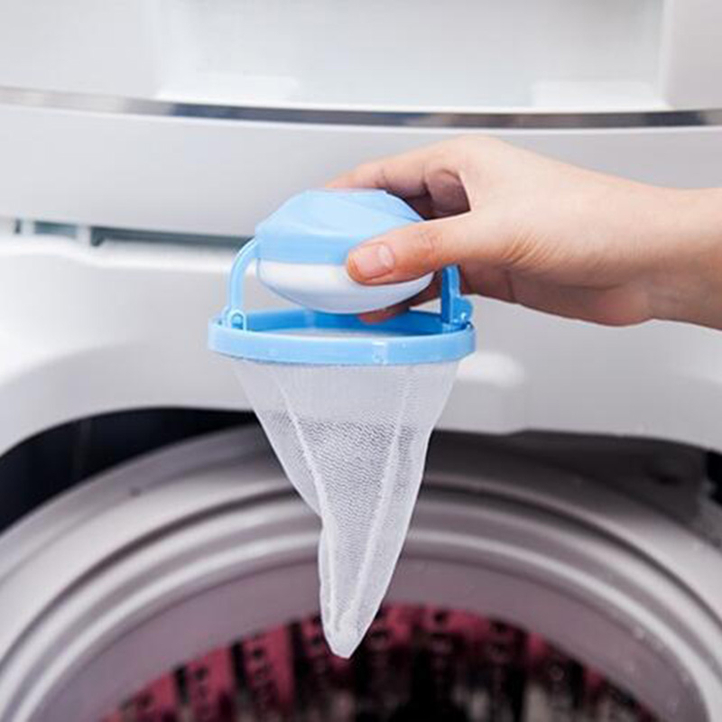 1PC Anti-winding Laundry Ball Home Washing Machine Lint Filter Bag Super Strong Decontamination Hair Catcher Laundry Ball
