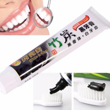 New teeth bamboo charcoal toothpaste whitening teeth black remove stains insecticidal whitening tooth ointment