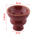 1 Pc One Hole Clay Phunnel Ceramic Shisha Hookah Bowl Chicha Head Narguile Charcoal Holder Hookah Smoking Accessories Erliao