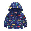 Kids Clothes Boys Jackets Children Hooded Zipper Windbreaker Toddler Baby Fashion Print Coat Infant Waterproof Hoodies For Girls
