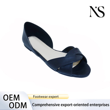 Stylish Black Flat Sandals for Women