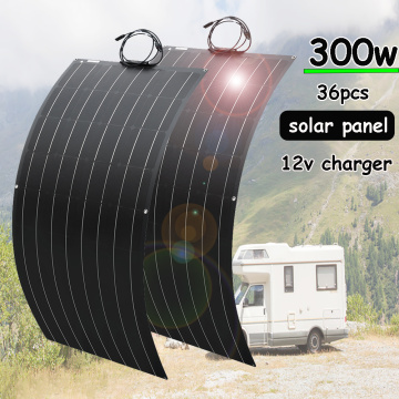 solar panel kit 300w 150w 12v charger solar cell 5v usb for phone 12v/24v battery car RV caravan boat home system 1000w camping