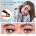 New 2 In 1 Electric Eyebrow Trimmer Makeup Eye Brow Epilator Mini Shaver Razors Women Portable Facial Body Hair Remover