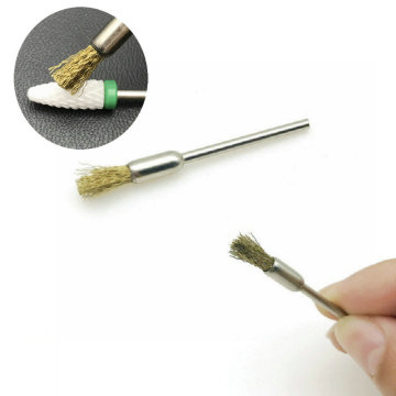 1pc Small Metal Wire Pen Shape Polishing Grinding Brush Motorcycle Rotary Tool 2.35mm shank