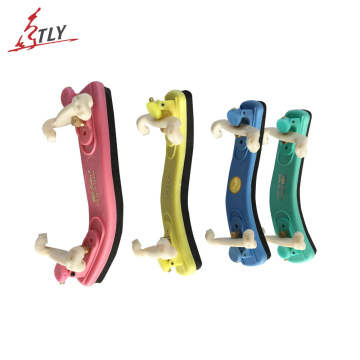 TONGLING High Grade Colourful Violin Shoulder Rest Professional Violin Accessories Adjustable Violin Fiddle Plastic Shoulder Pad