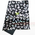 Glitterwishcome 21X29CM A4 Size Iridescent Butterfly Printed Synthetic Leather, Faux Leather Fabrich Sheets for Bows GM929B