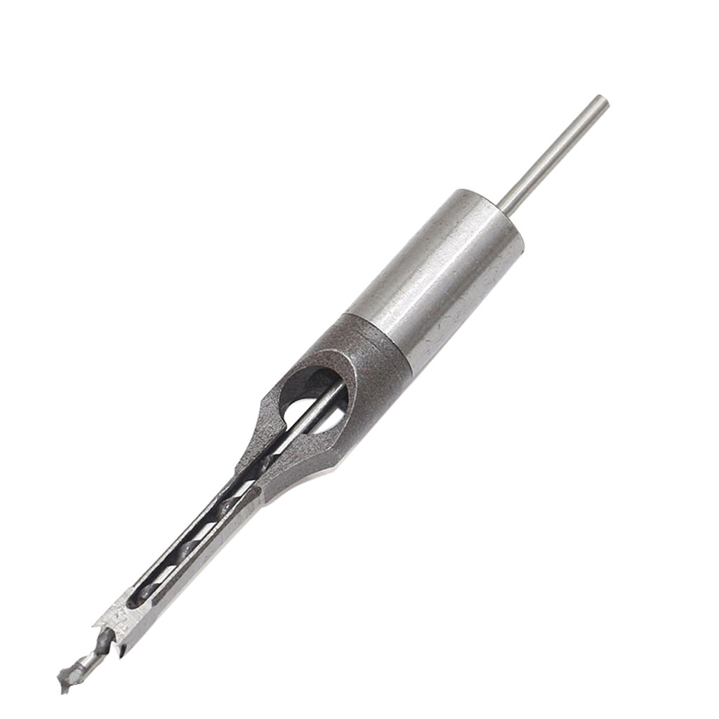 Hollow Square Hole Saw Mortiser Chisel Auger Drill Bit Woodworking Tool Woodworking Square Hole Drill Perforar25