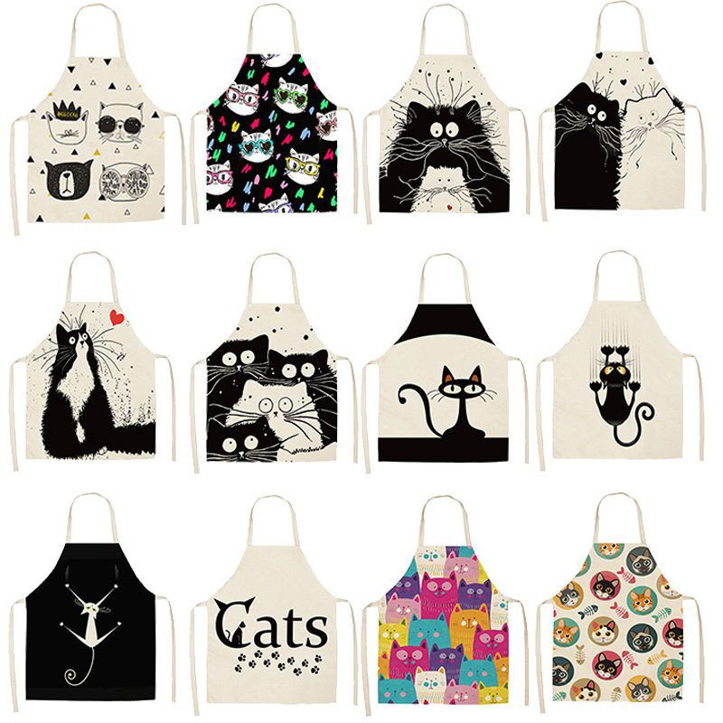 Women Men Adjustable Kitchen Apron Restaurant Cooking Baking Dress Fashion Apron with Pocket Home Kitchen Accessories clean tool