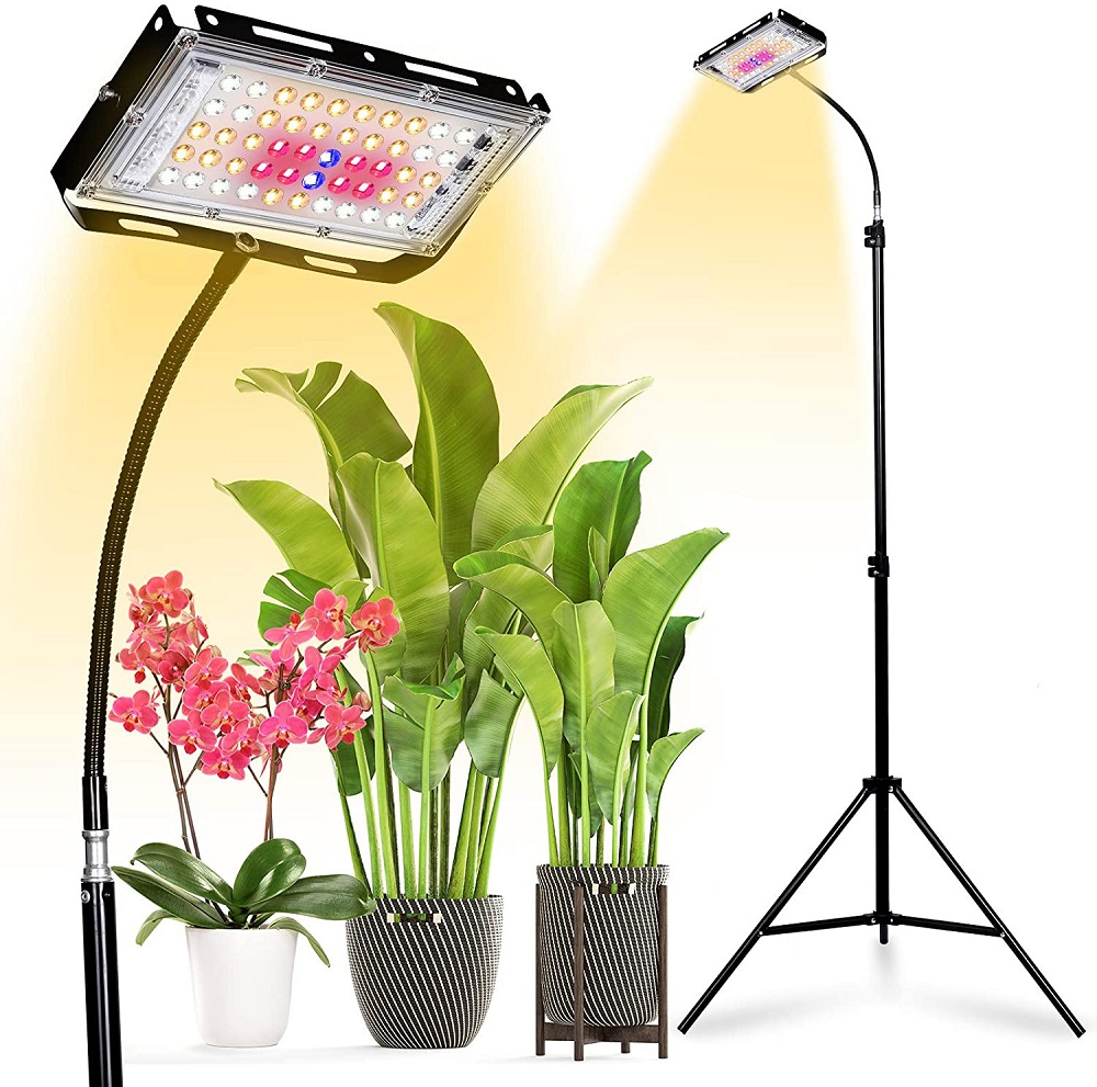 Grow Light With Stand Tripod For Indoor Plants