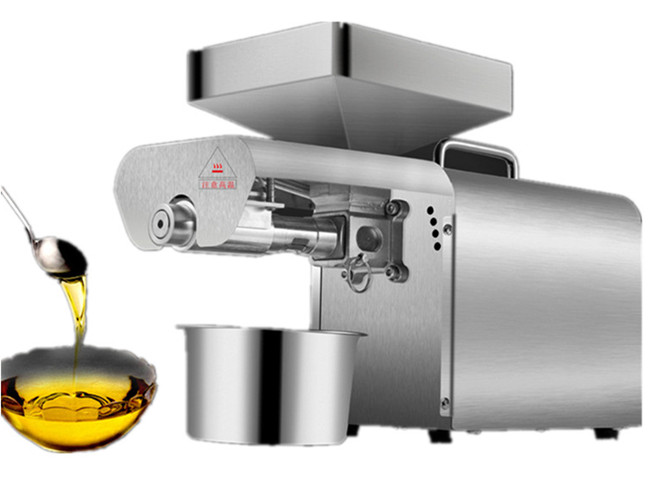 Small mini oil press oil expeller presser oil pressure machine_