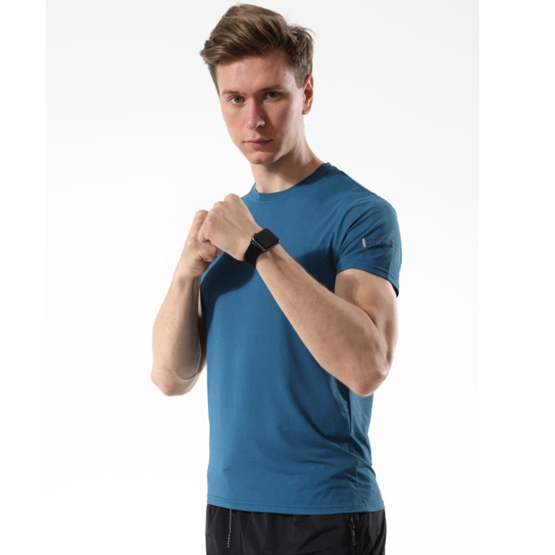 Men Outdoor Sports Running Fitness Morning Run Tennis Breathable Badminton Male T-shirt Walking Jogging Tops Sport Shirts Tees