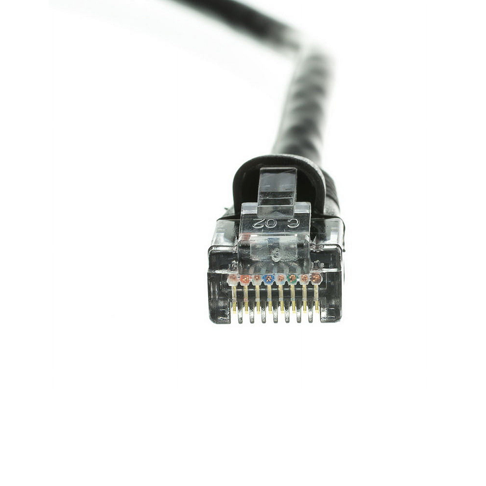 Cat6A Black Ethernet Patch Cable