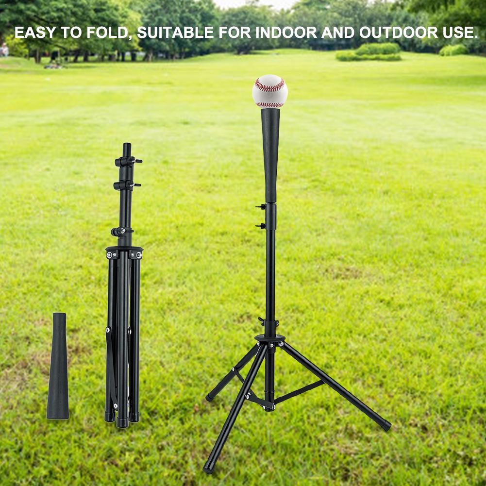 Professional Baseball Softball Batting Tee Sturdy Tripod Base Baseball Practice Equipment Softball Pitching Batting Training