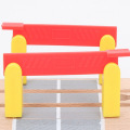 Parallel Bar Track Intersection Wooden Train Track Accessories Universal Wooden Barrier Puzzle Educational Toys for Children