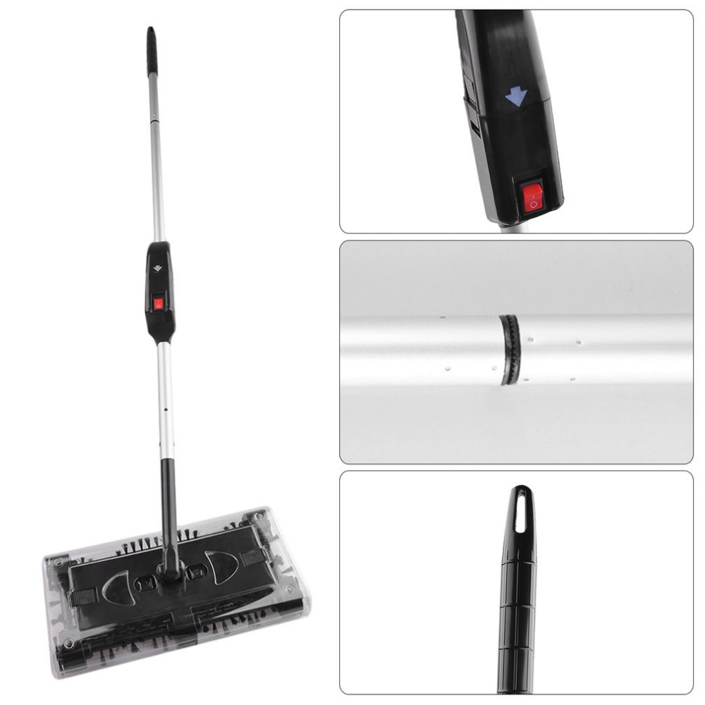 New Automatic Mop Swivel Sweeper Electronic Spin Hand Push Sweeper Cleaner Home Cleaning Machine Electric Broom vacuum cleaner