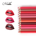 Menow brand makeup fashion lip liner pencil 12 colors sexy red nude lipstick pen natural soft lip contour kit lip pencil MN057
