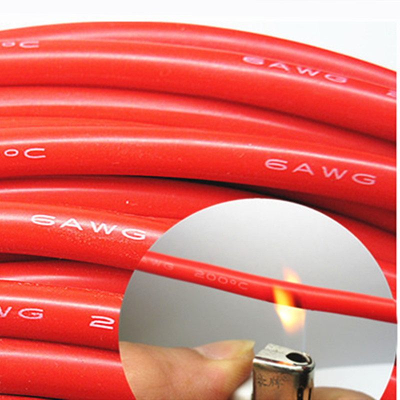50metre Silicone Wire 20AWG 22AWG 24AWG 26AWG 28AWG 30AWG Silicone Cable Ultra Flexiable Test Line High Temperature