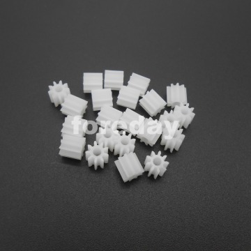 20PCS X 0.5M 9T2A 9 Teeth 1.95mm Plastic Spur Gear 0.5 Modulus T=9 Aperture: 2mm DIY Model Accessories 9T 20PCS/LOT *FD222X20