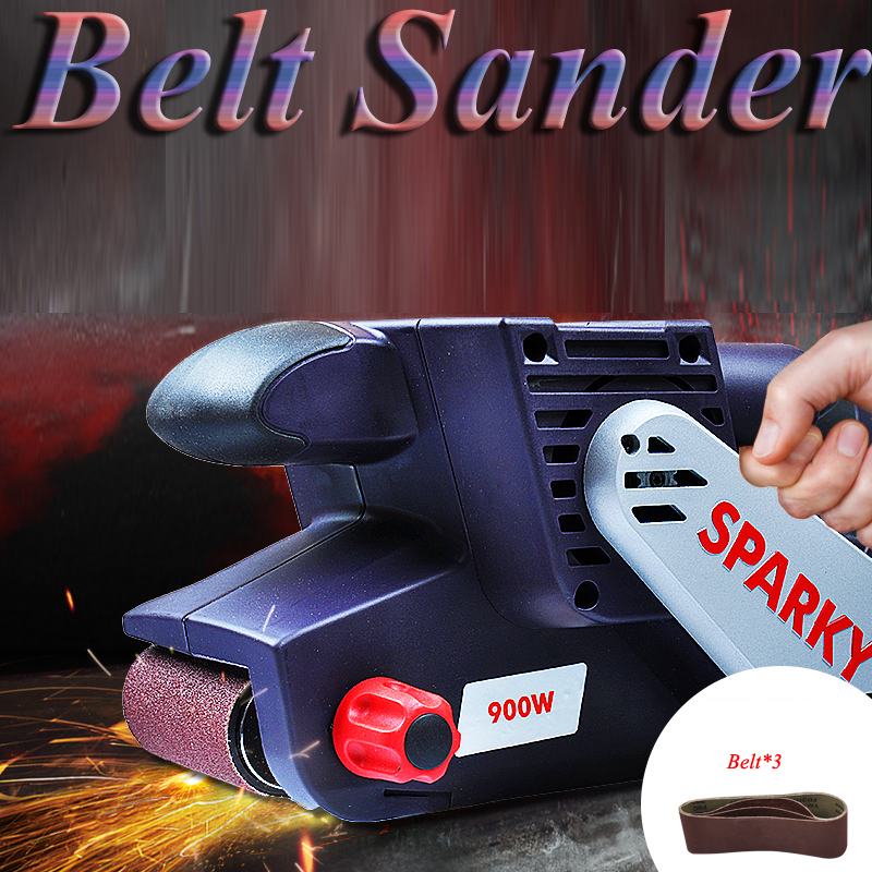 Belt Sander Portable Polishing Machine Flat Sanding Machine Woodworking Polisher