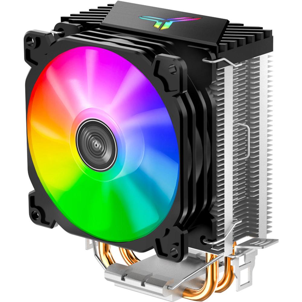 CR1200 2 Heat Pipe Tower CPU Cooler RGB 3Pin Cooling Fans Heatsink 9cm color soft light fan PU Cooler Streamer radiator