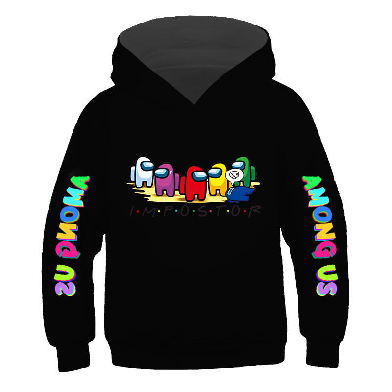 5-14 Years Among Us Boys Hoodies Impostor 100% Cotton Streetwear 2020 Video Game kids Sweatshirt Girls Among Us Children Hoodie